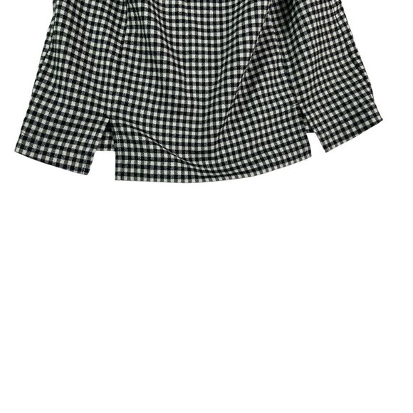 Eyeshadow Black White Gingham Check Mini Skirt Sz 3 Dark Academia Preppy Grunge - Picture 2 of 9